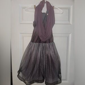 Weissman lavender and grey dance costume.